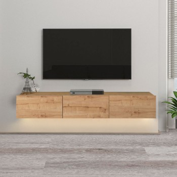 Έπιπλο τηλεόρασης Art Maison Πάτμος - Natural (180x29,5x29,5εκ.)