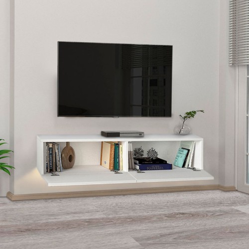 Έπιπλο τηλεόρασης Art Maison Τήλος - White (135x31,6x25εκ.)