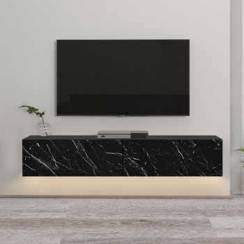 Έπιπλο τηλεόρασης Art Maison Τήλος - Black (135x31,6x25εκ.)