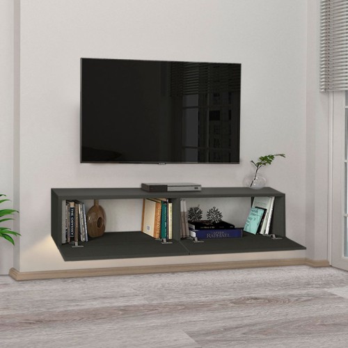 Έπιπλο τηλεόρασης Art Maison Τήλος - Charcoal (135x31,6x25εκ.)