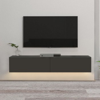 Έπιπλο τηλεόρασης Art Maison Τήλος - Charcoal (135x31,6x25εκ.)