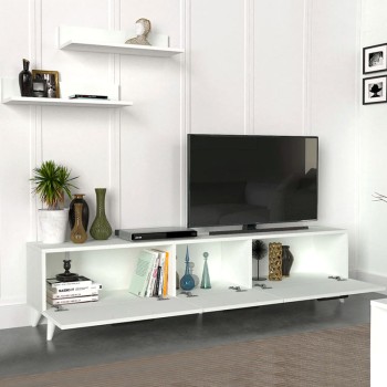 Έπιπλο τηλεόρασης Art Maison Βεργούδια - White (180x31,3x42εκ.)