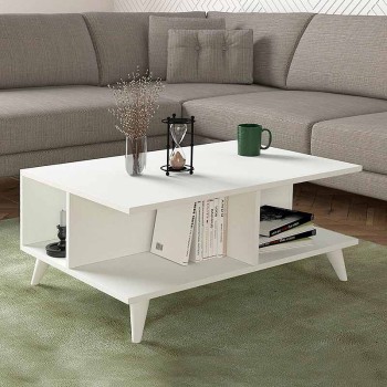 Τραπεζάκι σαλονιού Art Maison Δέλιον - White (90x60x38,6εκ.)