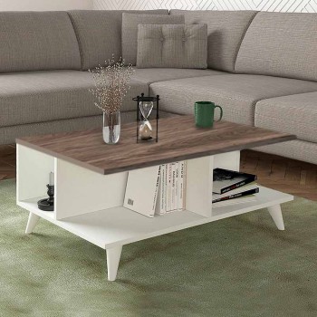 Τραπεζάκι σαλονιού Art Maison Δέλιον - White Walnut (90x60x38,6εκ.)