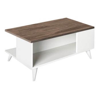 Τραπεζάκι σαλονιού Art Maison Δέλιον - White Walnut (90x60x38,6εκ.)
