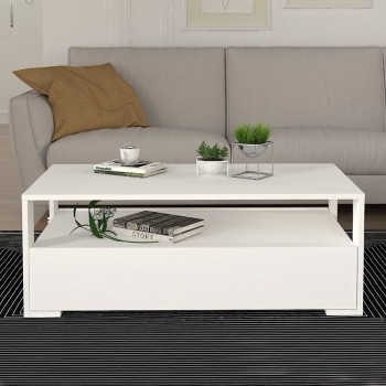 Τραπεζάκι σαλονιού Art Maison Βλυχάδια - White (110x60x40εκ.)