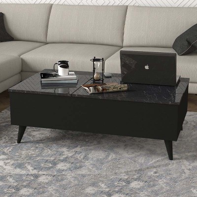 Τραπεζάκι σαλονιού Art Maison - Αμπελάς Black (121x69x40εκ.)