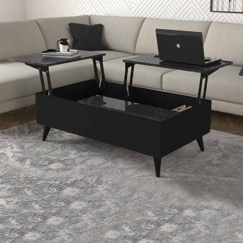 Τραπεζάκι σαλονιού Art Maison - Αμπελάς Black (121x69x40εκ.)
