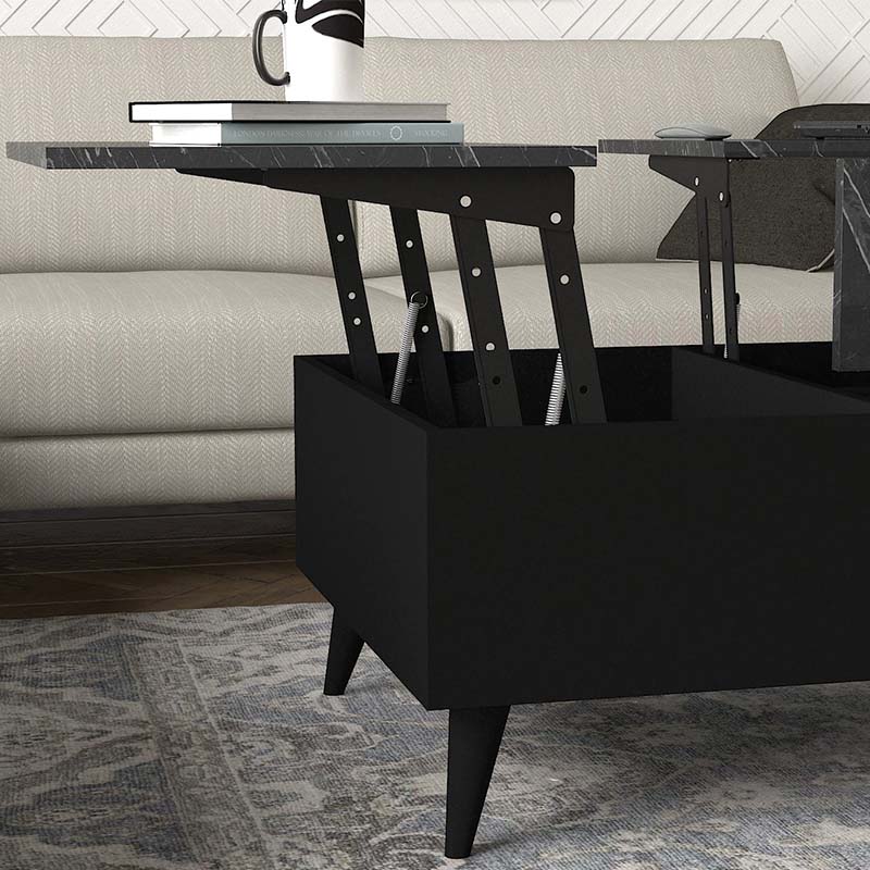 Τραπεζάκι σαλονιού Art Maison - Αμπελάς Black (121x69x40εκ.)