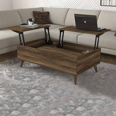 Τραπεζάκι σαλονιού Art Maison - Αμπελάς Walnut (121x69x40εκ.)