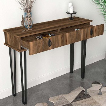 Κονσόλα Art Maison Λαθουράδα - Walnut (120x35x89,8εκ.)