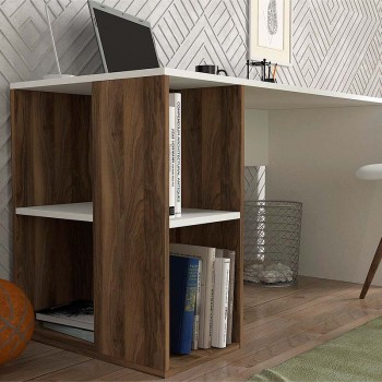 Γραφείο εργασίας Art Maison ΣΙΔΑΡΙ - White Walnut (140x60x75εκ.)