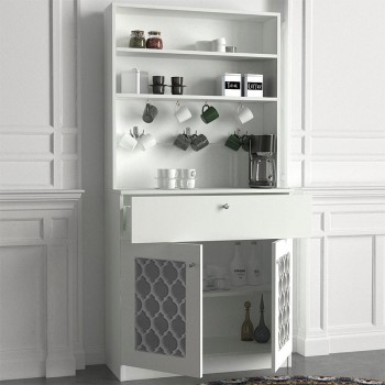 Έπιπλο κουζίνας Art Maison ΣΕΣΚΛΙ - White (90x37x183,6εκ.)