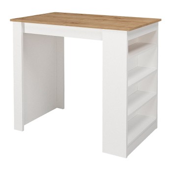 Τραπέζι μπαρ Art Maison ΜΑΡΛΑΣ - White Oak (120x51,6x101,8εκ.)