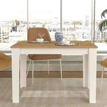 Τραπέζι Art Maison ΜΑΡΛΑΣ - White Oak (110x72x74εκ.)