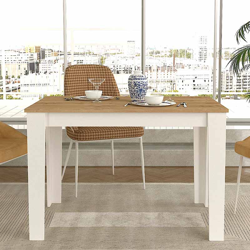 Τραπέζι Art Maison ΜΑΡΛΑΣ - White Oak (110x72x74εκ.) Τραπέζι Art Maison ΜΑΡΛΑΣ - White Oak (110x72x74εκ.)