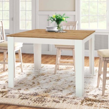 Τραπέζι Art Maison ΜΑΡΛΑΣ - White Oak (110x72x74εκ.)