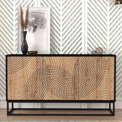 Μπουφές Art Maison ΒΩΛΑΞ - Oak (150x35x83,6εκ.)