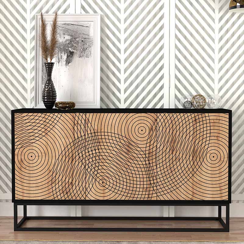 Μπουφές Art Maison ΒΩΛΑΞ - Oak (150x35x83,6εκ.)