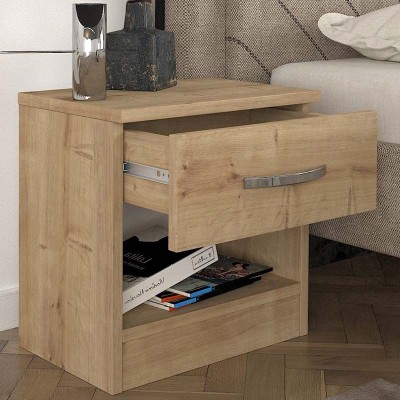 Κομοδίνο Art Maison Έυβοια - Natural (40x28,2x40εκ.)