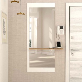 Καθρέφτης τοίχου Art Maison Πλατάνι - White (60x14,6x150εκ.)