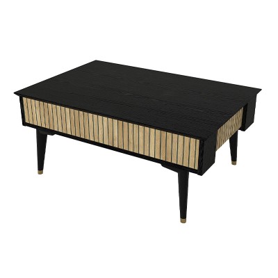 Τραπεζάκι σαλονιού Art Maison Μαντώ - Black Natural (90x60x38,6εκ.)