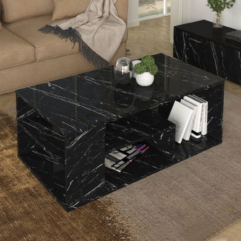 Τραπεζάκι σαλονιού Art Maison Βλυχάδια - Black (110x60x42εκ.)