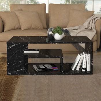 Τραπεζάκι σαλονιού Art Maison Βλυχάδια - Black (110x60x42εκ.)