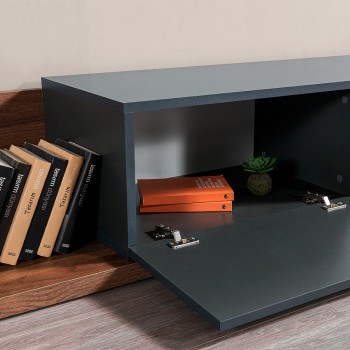 ΕΠΙΠΛΟ ΤΗΛΕΟΡΑΣΗΣ ART MAISON SIGGIEWI - WALNUT CARCOAL (260x41,8x33,5εκ.)