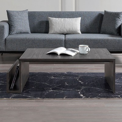 ΤΡΑΠΖΑΚΙ ΣΑΛΟΝΙΟΥ ART MAISON MELLIEHA - BLACK (100,6x55x31,8εκ.)