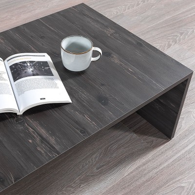 ΤΡΑΠΖΑΚΙ ΣΑΛΟΝΙΟΥ ART MAISON MELLIEHA - BLACK (100,6x55x31,8εκ.)