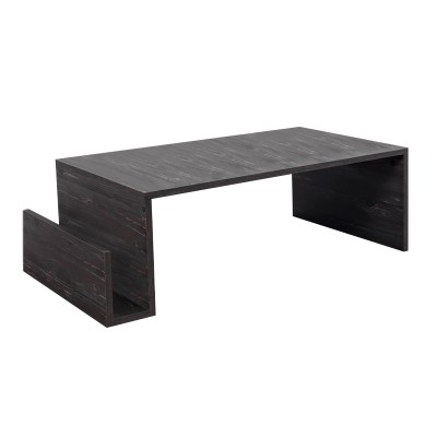 ΤΡΑΠΖΑΚΙ ΣΑΛΟΝΙΟΥ ART MAISON MELLIEHA - BLACK (100,6x55x31,8εκ.)