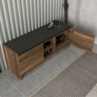 ΠΑΠΟΥΤΣΟΘΗΚΗ ART MAISON ZABBAR - WALNUT (110x33,2x43εκ.) ΠΑΠΟΥΤΣΟΘΗΚΗ ART MAISON ZABBAR - WALNUT (110x33,2x43εκ.)