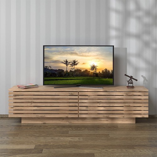 Έπιπλο τηλεόρασης Art Maison ΠΑΤΡΟΚΛΟΣ - Natural (140x25x40εκ.)