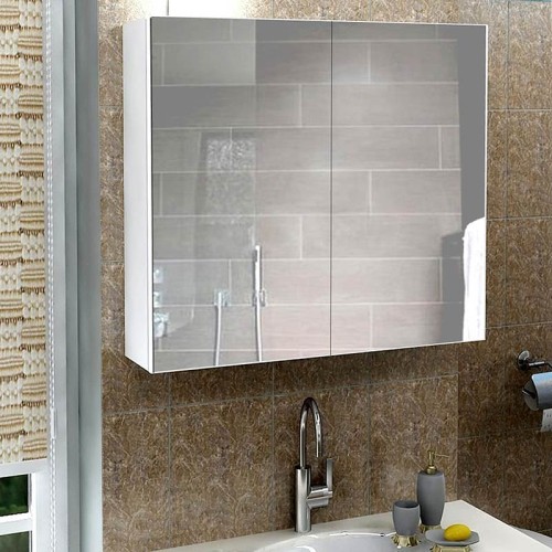 Καθρέπτης μπάνιου Art Maison Ηράκλειο - White (60x15x60εκ.)