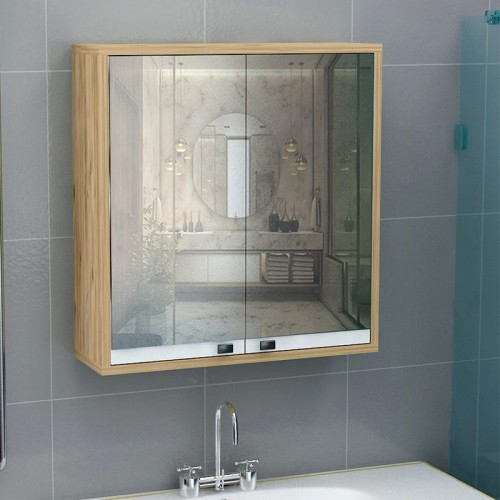 Καθρέπτης μπάνιου Art Maison Καπετανιανά - Natural (60x15x60εκ.)