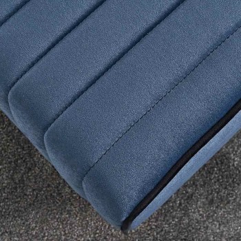 Σκαμπώ Art Maison Ερμούπολη - Blue (40x40x40εκ.)