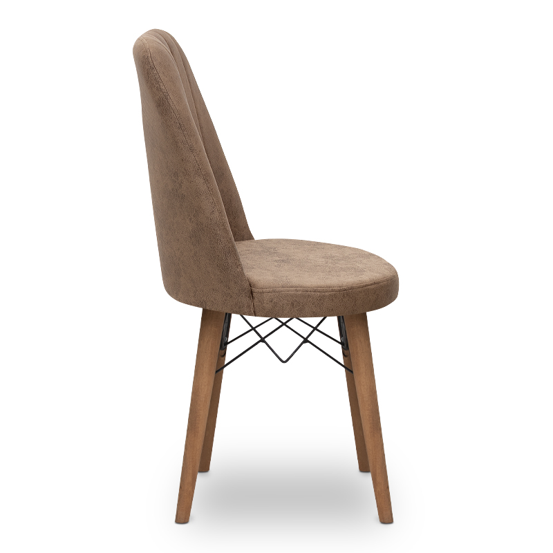 Καρέκλα τραπεζαρίας Art Maison Πλατειά - Brown Wallnut (46x44x91εκ.) Καρέκλα τραπεζαρίας Art Maison Πλατειά - Brown Wallnut (46x44x91εκ.)
