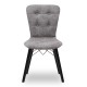 Καρέκλα τραπεζαρίας Art Maison Σίφνος - Gray Black (47x44x88εκ.)
