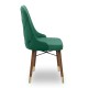 Καρέκλα τραπεζαρίας Art Maison Καραθώνα - Cypress Walnut (53x48x95εκ.)