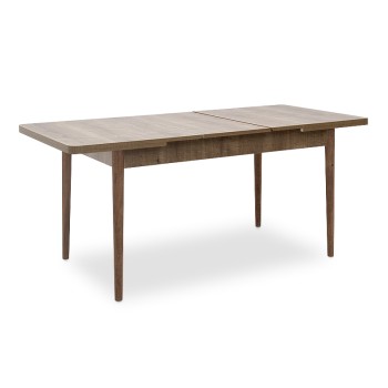 Τραπέζι επεκτεινόμενο Art Maison Μολάδι - Light Walnut (130/168x80x77εκ.)