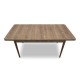 Τραπέζι επεκτεινόμενο Art Maison Μολάδι - Light Walnut (130/168x80x77εκ.)