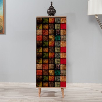 Παπουτσοθήκη Art Maison Παραπόλα - Sonoma Multicolor (50x38x135εκ.)