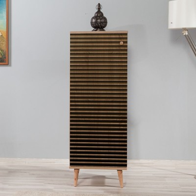 Παπουτσοθήκη Art Maison Παραπόλα - Dark Sonoma (50x38x135εκ.)