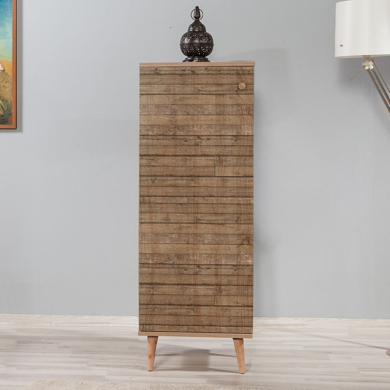 Παπουτσοθήκη Art Maison Παραπόλα - Sonoma (50x38x135εκ.)