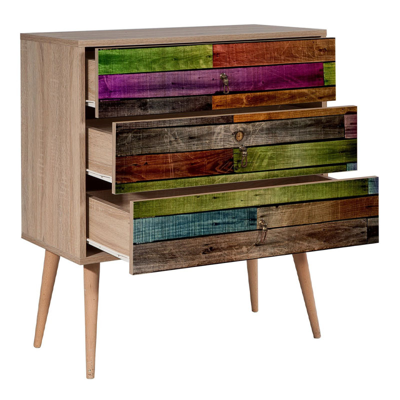 Συρταριέρα Art Maison Παραπόλα - Sonoma Multicolor (80x40x90εκ) Συρταριέρα Art Maison Παραπόλα - Sonoma Multicolor (80x40x90εκ)