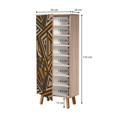 Παπουτσοθήκη Art Maison Παραπόλα - Multicolor (50x38x135εκ) Παπουτσοθήκη Art Maison Παραπόλα - Multicolor (50x38x135εκ)