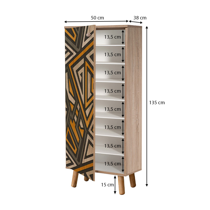 Παπουτσοθήκη Art Maison Παραπόλα - Multicolor (50x38x135εκ) Παπουτσοθήκη Art Maison Παραπόλα - Multicolor (50x38x135εκ)
