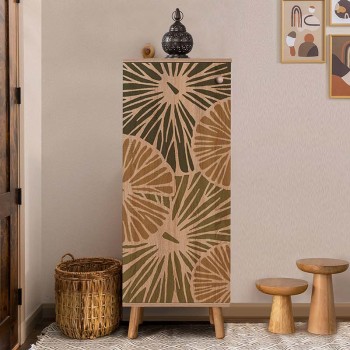 Παπουτσοθήκη Art Maison Παραπόλα - Natural Flower (50x38x135εκ)