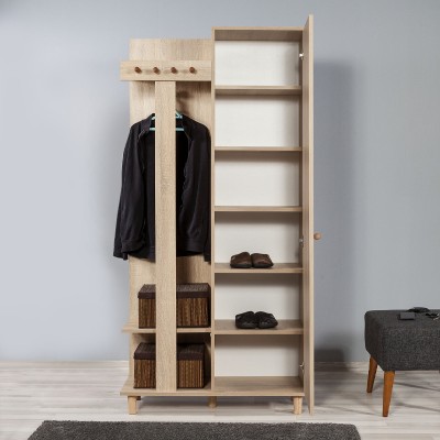 Έπιπλο Εισόδου Art Maison Ίμπρος - Sonoma (90x36x194εκ.)